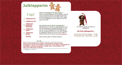 Desktop Screenshot of julklappsrim.net